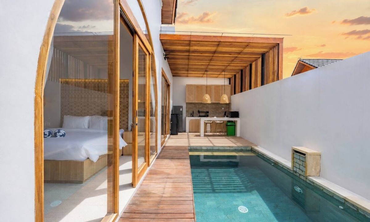 Singakerta Villa | 2BR Chic Ubud Open Living Villa with Pool and Bathub