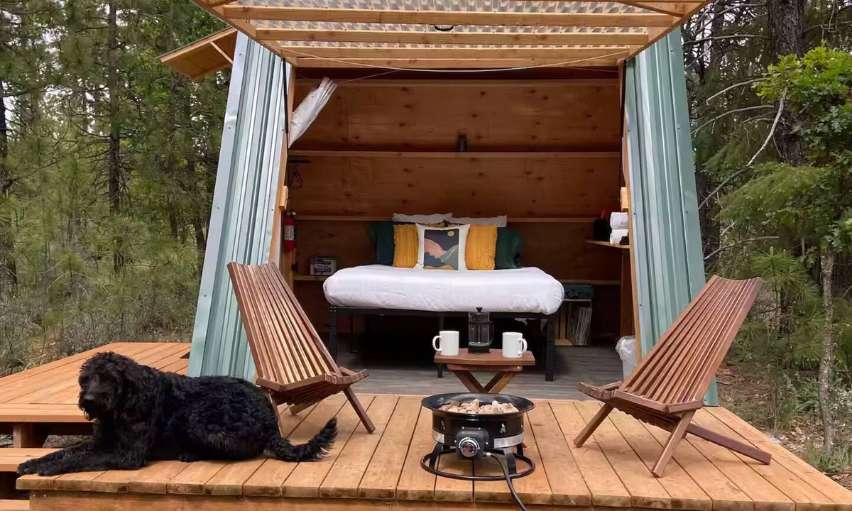 Goldendale Cabin | A-Frame Tiny Cabin in the Woods in Goldendale