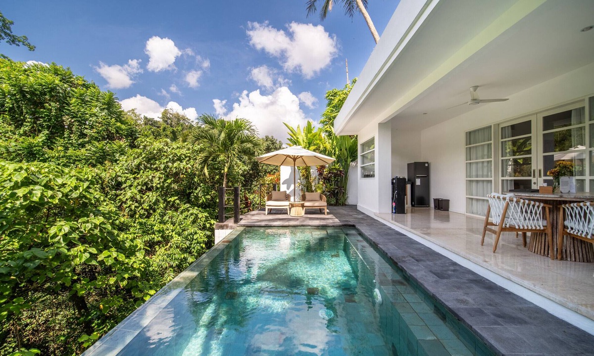 Kemenuh Villa | Kids Slide Room Private Pool Quiet Ubud Jungle