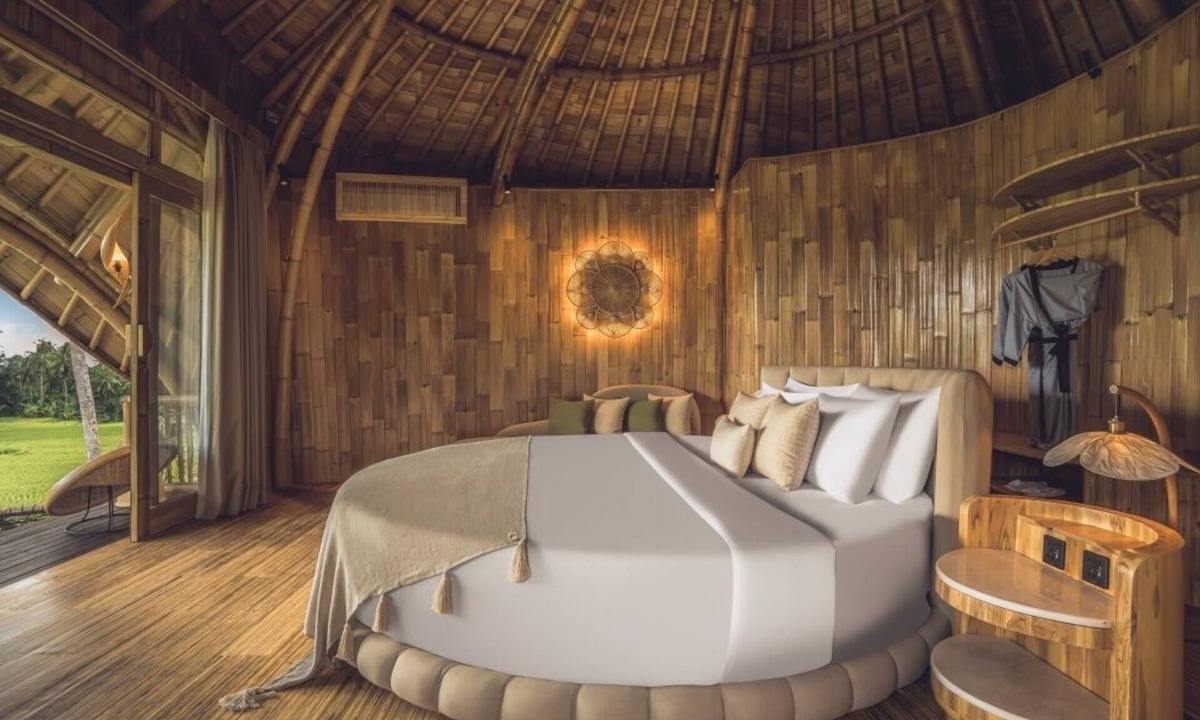 Kenderan Bed & Breakfast | Nature 1BR Bamboo Villa Overlooking Ricefields