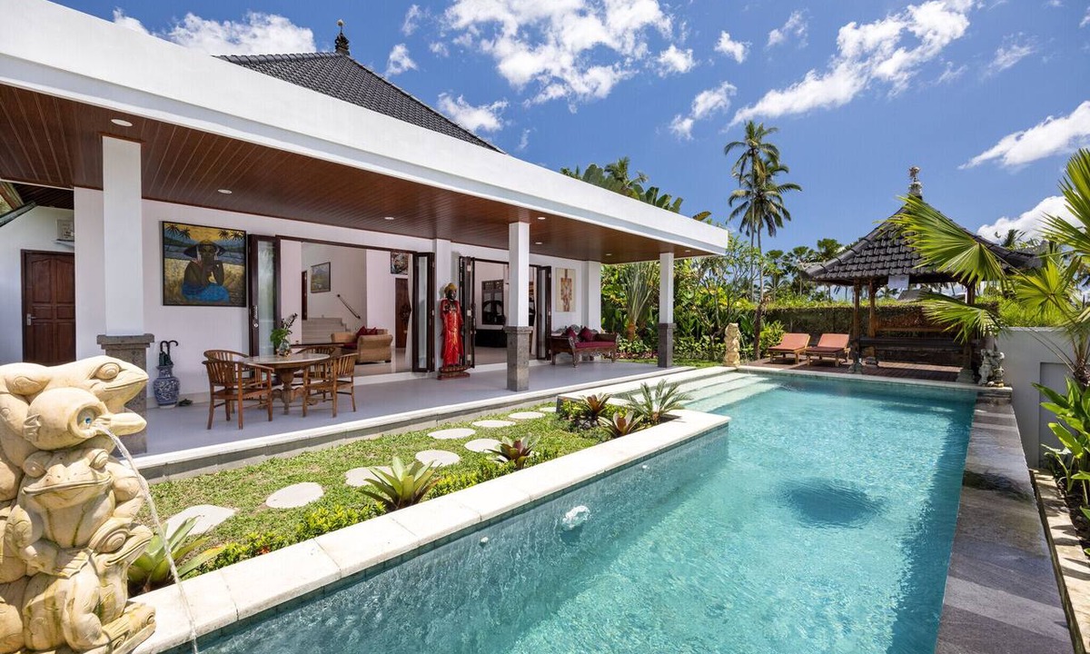 Tegallalang House | Peaceful Family 4 Bedrooms Private Pool Villa with Jungle View