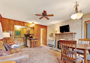 Dog-friendly cabin w/private deck, shared tennis court & dock on Voyageur Lake! in Eagle River