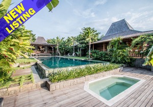 Marika Sawah 6 Bedroom Villa, Rice Field View, Feature Pool+Breakfast, Canggu