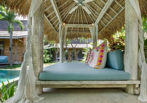 Picture Relaxing Beside Your Private Pool in Kerobokan While the Staff Serve You Ice Cold Drinks