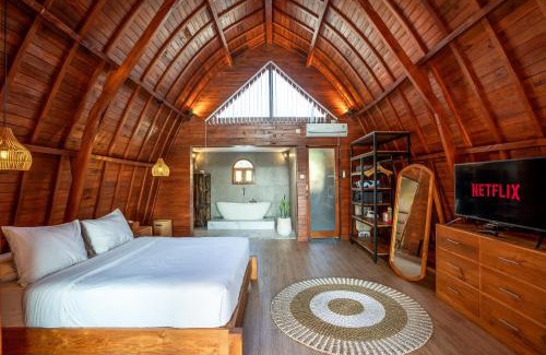 Padonan Apartment | Modern 2-Bedroom-Villa Imola with Private Pool, Fitness-Corner and Jungle View in Canggu -Bali