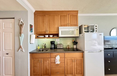 Lenox Park Apartment | An adorable, direct oceanfront front studio with a large private balcony.