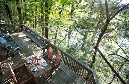 Confluence Cabin | Beautiful Cabin with Hot Tub Surrounded by Trees in Confluence, Pennsylvania