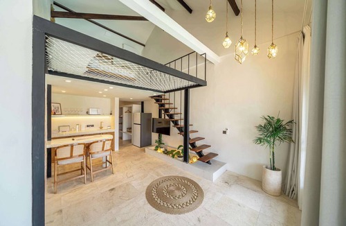 Sanur House | Cozy 2-Storey Flat by Sanur Beach w Pool & Office