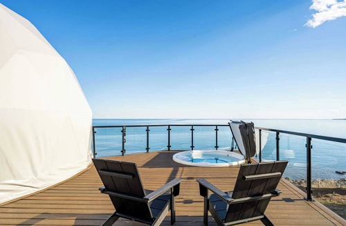 Two Harbors House | Float Above Lake Superior in Dome 5 at The Harbors