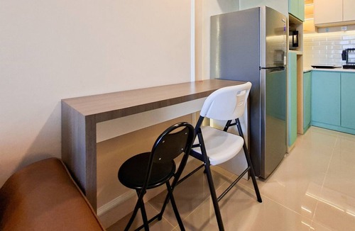 Ciputat Apartment | Homey Beige Tinted 1Br At Apartment Anwa Residence