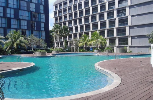 Balikpapan Apartment | Minimalist Warm Studio Room At Apartment Tamansari Skylounge Balikpapan