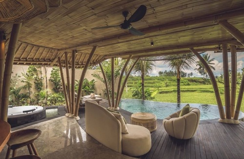 Kenderan Bed & Breakfast | Nature 1BR Bamboo Villa Overlooking Ricefields