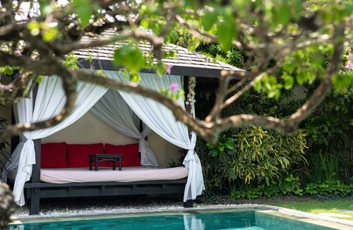 Sunset Road Villa | Private Tropical Pool Poolside Gazebo Seminyak