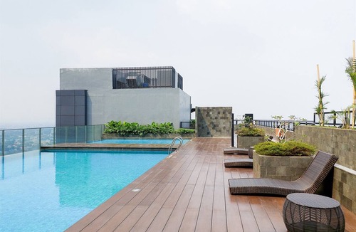 Karawaci Apartment | Skyline View 1Br Without Living Room At Apartment Bintaro Embarcadero