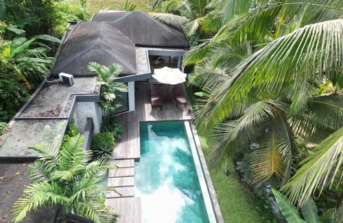 Melayang Villa | Villa 2ch-Ubud-piscine-Jungle rivière & rizière