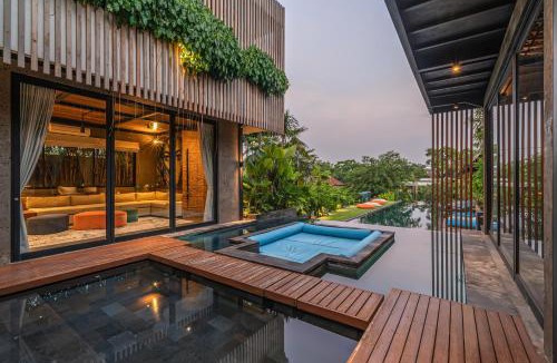 Pererenan Villa | Yeh Gangga - HUGE 8BR, 21max, 3Pools, Sauna, Gym, BBQ, Rooftop!