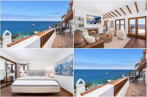 10-Star Property! Premium Ocean Views, Immaculate Corner Condo with Fireplace, New Golf Cart in Avalon