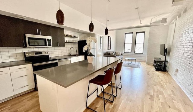 A historic 1,200 square foot loft in the heart of the Old Market in Omaha