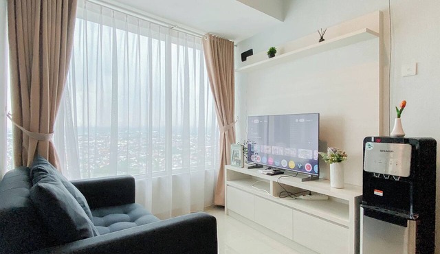 Classic 1Br With Extra Room At Apartment Grand Kamala Lagoon in Bekasi