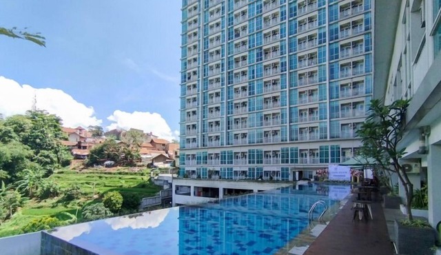 Comfortable Gray Studio Room At Apartment Taman Melati Jatinangor