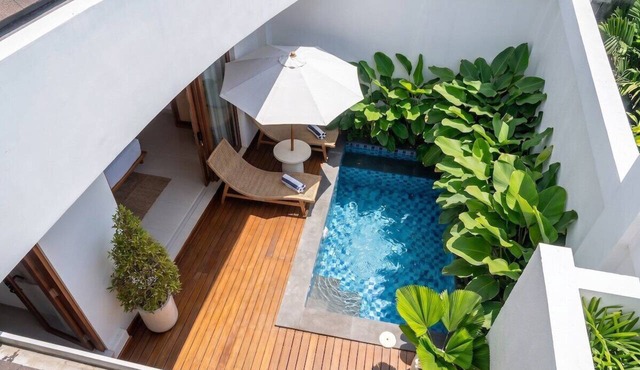 Designer 3BR Villa by Sanur Beach Pool & Rooftop in Denpasar Selatan