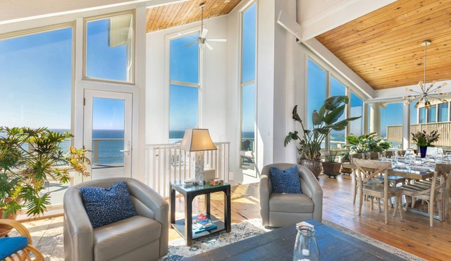 Incredible Ocean Front Home with 3 Master Suites and Secluded Beach in Dillon Beach