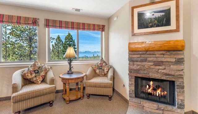 Large units many with lake views, full kitchens, covered parking in Stateline