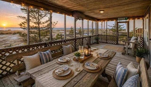 Retro Style Beachfront Getaway - Pet Friendly in Milton