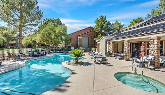 Safe Privately gated fully furnished 1 bedroom, 1 bath, Condo in prime location! in Las Vegas