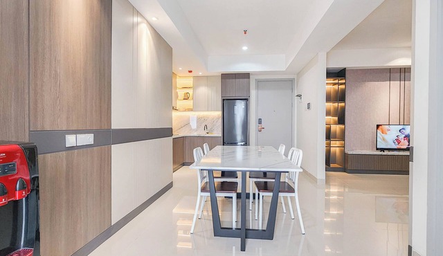 Spacious Combined 3BR Grand Sungkono Lagoon Apartment in Surabaya