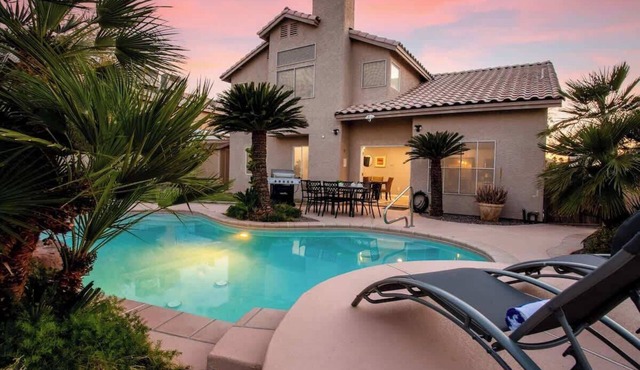 Stunning Pool at Chic 4BR Vegas Home in Henderson
