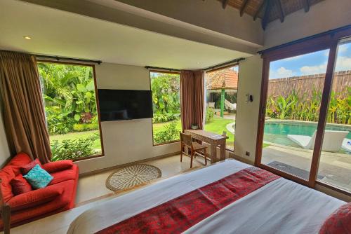 Villa DiYara Ubud - 6000 Sq Ft Private New Villa - Big pool and Spacious garden in Ubud