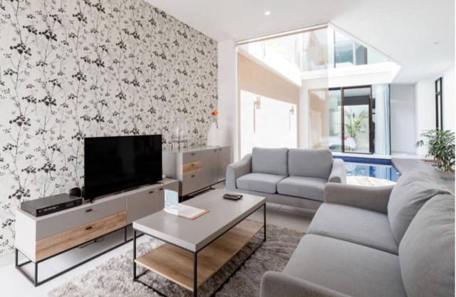 Grand Minimalism with Private Pool Close to Berawa Beach