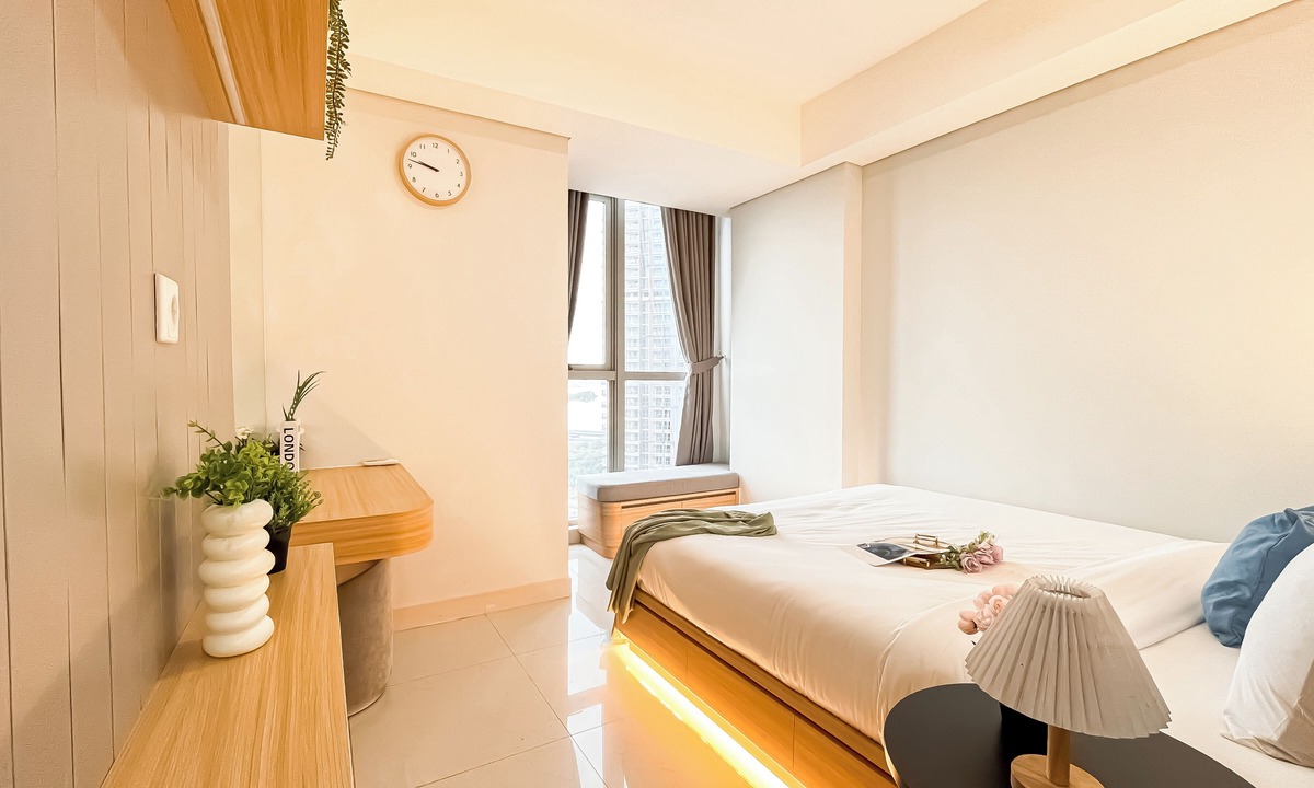 Pantai Indah Kapuk Apartment | Relaxing And Stylish 1Br At Gold Coast Apartment