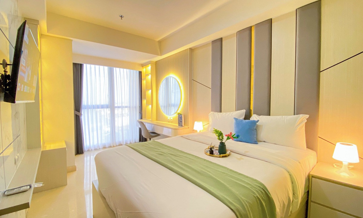 Pantai Indah Kapuk Apartment | Modern And Cozy Living 1Br At Gold Coast Apartment