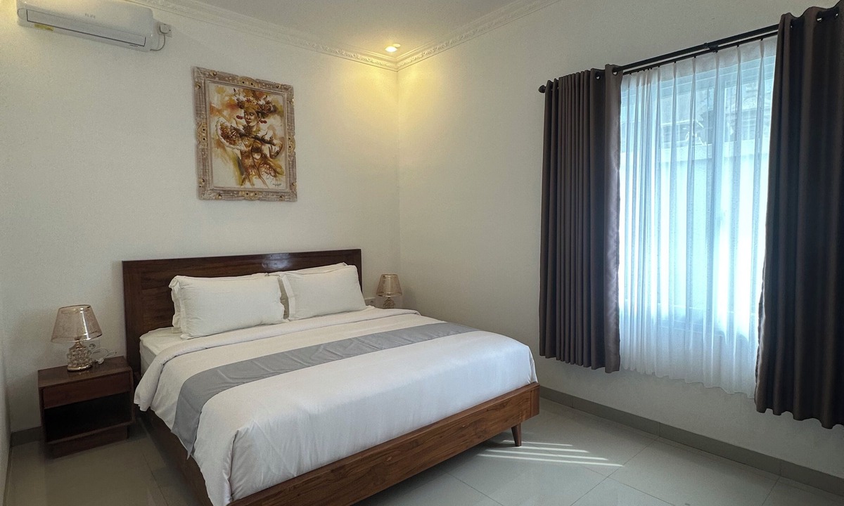Kutuh Villa | Charming 1 bedroom private pool villa, living room and kitchen in southern Bali