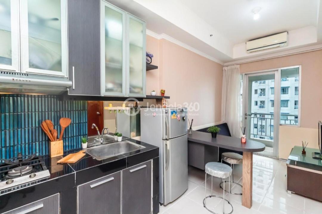 Semanggi Apartment | Sudirman park 1 bedroom cozy affordable new furniture heart of jakarta center Europen style kitchen fully equipped best building facilitis