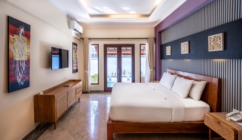One Bedroom Oberoi Pool Villa with One-Time Minibar