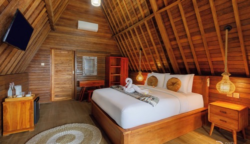 Deluxe Double Room, Patio, Sea View