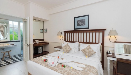 Deluxe Double or Twin Room, 2 Bedrooms, Pets Not Allowed, Garden View