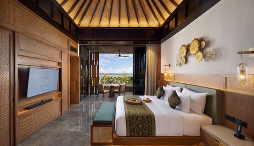Beach Front Luxury One Bedroom Private Pool Villa