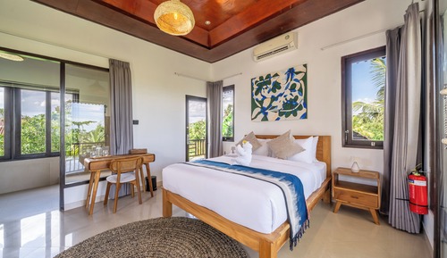 Luxury Villa, 2 Bedrooms, Kitchen, Garden View