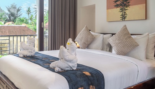 Deluxe Villa, 2 Bedrooms, Kitchen, Garden View