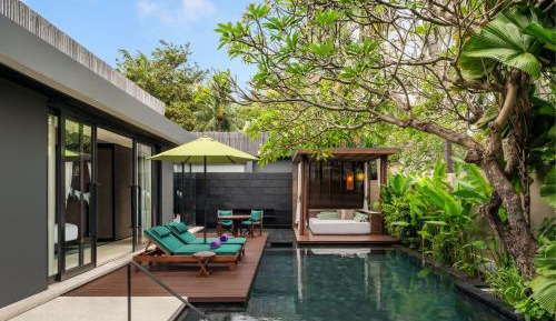 Oasis One Bedroom Villa, 1 Bedroom Villa, 1 King, Pool cabana, Private pool, Terrace
