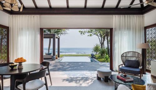 One-Bedroom Villa with Private Pool and Beachfront with Regent Club Access and Return Airport Transfer