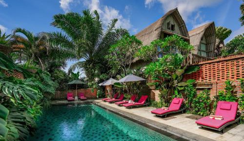 Suite with Rice Field View