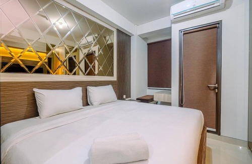 Bekasi Apartment | Warm And Minimalist Studio Room Transpark Cibubur Apartment