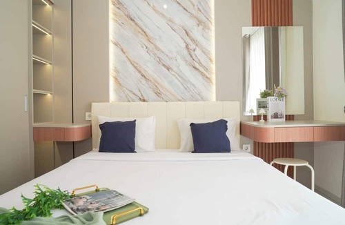 Balaraja Apartment | Bright And Homey Studio Room At Apartment Sky House Bsd