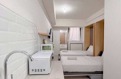 Makassar Apartment | White Style Studio (No Kitchen) Apartment Bandaraya - Tallasa City Makassar