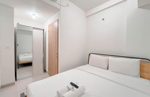Makassar Apartment | Combined White Style 1Br (No Kitchen) Apartment Bandaraya - Tallasa City Makassar